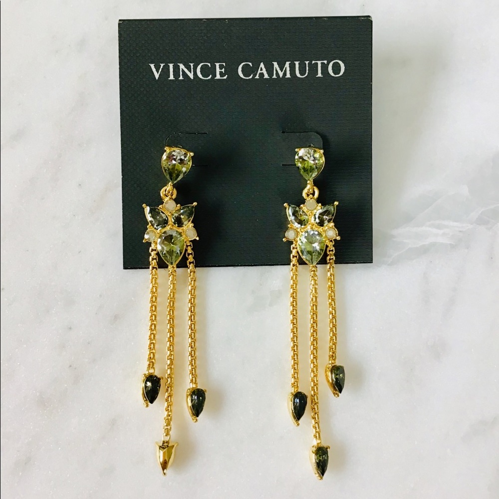VINCE CAMUTO Gold Plated Drop Earrings